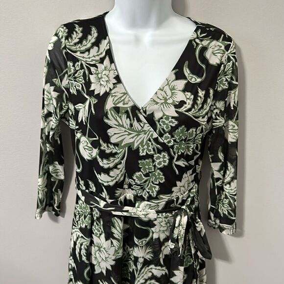 NWT G by Giuliana Aria Mesh Knit Tulip-Hem Wrap Modi Dress - Size Small - Picture 3 of 11